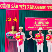 Thành lập Đảng bộ cơ sở Công an xã Lương Tâm, nâng cao vai trò lãnh đạo của Đảng trong công tác bảo đảm an ninh, trật tự.