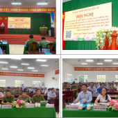 Công an xã Liêu Tú sơ kết công tác xây dựng xã không ma túy