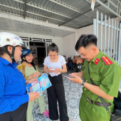 Chi đoàn Công an phường Ngã Bảy ra mắt  mô hình “Tổ liên kết an ninh thông minh - Địa bàn bình yên”