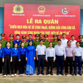 Xã Thạnh Phú tổ chức Lễ ra quân thực hiện “Chiến dịch mùa hè số cùng VNeID” đưa tiện ích số đến gần hơn với Nhân dân