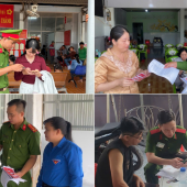 Công an xã Trường Thành ra quân thực hiện “Chiến dịch mùa hè số cùng VNeID” - Quyết tâm đưa công nghệ số đến từng hộ dân.