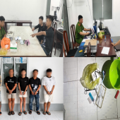 Công an phường Thốt Nốt làm rõ 09 đối tượng  trong 02 vụ việc liên quan ma túy