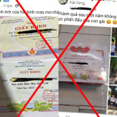 Cảnh báo: Nguy cơ lộ lọt thông tin cá nhân từ thói quen "khoe" thành tích  học tập của con lên mạng xã hội