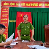 Công an xã Thạnh Phú tổ chức công bố quyết định về công tác cán bộ