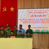 Xã Hiệp Hưng ra quân thực hiện cao điểm tấn công, trấn áp tội phạm ma túy, quyết tâm giữ vững địa bàn không ma túy