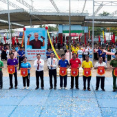 Công an phường Phước Thới sôi nổi tham gia Đại hội Thể dục Thể thao phường lần thứ X năm 2026