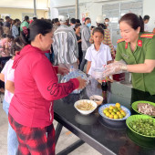 Chi đoàn, Chi hội phụ nữ Công an xã Liêu Tú thực hiện công trình thanh niên, phần việc phụ nữ gắn với phục vụ Nhân dân