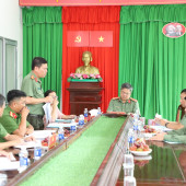 Phó Giám đốc Công an thành phố kiểm tra công tác tại Công an xã Phú Tâm