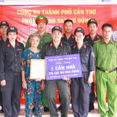 Phòng Cảnh sát cơ động khởi công xây dựng nhà ở cho cán bộ, chiến sĩ có hoàn cảnh khó khăn