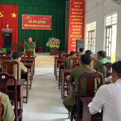 Công an xã Tân Thạnh chủ động nâng cao chất lượng lực lượng thực hiện các chiến dịch cao điểm về VNeID