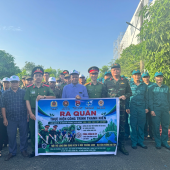 Công an phường Long Bình: Gương mẫu đi đầu xây dựng cảnh quan xanh - sạch - đẹp và an toàn