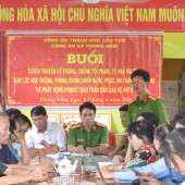 Công an xã Phong Nẫm tích cực hưởng ứng Tháng hành động phòng, chống ma túy năm 2026