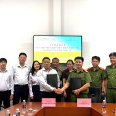 Kiến tạo “vành đai” an ninh vững chắc, Công an xã Trường Thành và Viện Lúa Đồng bằng sông Cửu Long ký kết quy chế phối hợp thực hiện công tác bảo đảm an ninh, trật tự