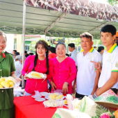 Tuổi trẻ Công an xã Trường Thành đồng hành cùng Nhân dân với Ngày hội Sầu Riêng năm 2026