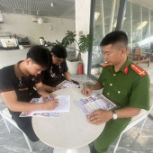 Công an phường Long Bình đẩy mạnh tuyên truyền phòng, chống cá độ bóng đá trong mùa World Cup 2026