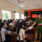 Công an xã Lương Tâm chủ động tham mưu triển khai Tháng hành động phòng, chống ma túy năm 2026
