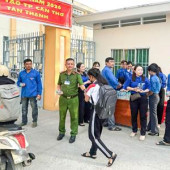 Đoàn viên, thanh niên Công an xã Tân Thạnh xung kích tiếp sức mùa thi, bảo đảm an ninh trật tự kỳ thi tốt nghiệp THPT năm 2026
