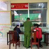 Công an phường An Bình duy trì hiệu quả công tác đăng ký xe trên địa bàn