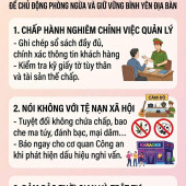Công an phường Long Bình tăng cường quản lý các ngành nghề kinh doanh có điều kiện về an ninh, trật tự