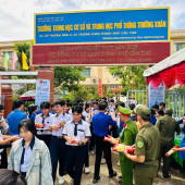 “CÔNG AN XÃ TRƯỜNG XUÂN ĐẢM BẢO AN NINH, AN TOÀN KỲ THI TỐT NGHIỆP THPT NĂM 2026”