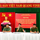 Đảng ủy, Ban chỉ huy Công an xã Trường Thành tổ chức Hội nghị đối thoại với cán bộ, chiến sĩ và đoàn viên, thanh niên, chi hội phụ nữ, nhân viên hợp đồng lao động lần thứ I năm 2026