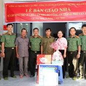 Trao mái ấm nghĩa tình đến lực lượng bảo vệ an ninh, trật tự ở cơ sở
