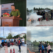 Tổ chức lớp tập huấn nghiệp vụ về phòng cháy, chữa cháy và cứu nạn, cứu hộ cho các hộ kinh doanh, tổ chức, doanh nghiệp trên địa bàn thành phố Cần Thơ