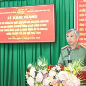 Công an thành phố Cần Thơ tiếp tục khai giảng lớp bồi dưỡng nâng cao cho đội ngũ chỉ huy Công an cơ sở