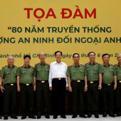 Phát huy truyền thống 80 năm lực lượng An ninh đối ngoại anh hùng