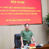 Lấy ý kiến dự thảo Đề án “Nghiên cứu mô hình bảo đảm an ninh, trật tự, an toàn xã hội trong quản lý đô thị”