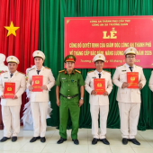 “CÔNG AN XÃ TRƯỜNG XUÂN TỔ CHỨC LỄ CÔNG BỐ QUYẾT ĐỊNH THĂNG CẤP BẬC HÀM, NÂNG BẬC LƯƠNG NĂM 2026”