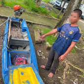 Công an xã Lương Tâm quyết liệt ra quân, phát hiện liên tiếp 03 trường hợp khai thác thủy sản trái phép bằng xung điện