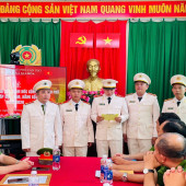 CÔNG AN XÃ ĐẠI HẢI, XÃ GIA HÒA TỔ CHỨC LỄ CÔNG BỐ VÀ TRAO QUYẾT ĐỊNH THĂNG CẤP BẬC HÀM, NÂNG BẬC LƯƠNG NĂM 2026