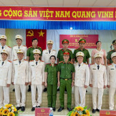 Công an phường Vĩnh Phước tổ chức Lễ công bố Quyết định thăng cấp bậc hàm, nâng lương năm 2026