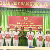 Công an xã An Ninh tổ chức Lễ công bố Quyết định thăng cấp bậc hàm, nâng lương năm 2026