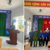 Chi đoàn Công an xã Vĩnh Trinh phối hợp cùng Đoàn thanh niên xã tổ chức các hoạt động hè năm 2026, phát huy vai trò xung kích của tuổi trẻ Công an nhân nhân vì cuộc sống cộng đồng