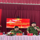 Công an xã Thạnh Quới Tổ chức Hội nghị đối thoại giữa Đảng ủy, Ban Chỉ huy Công an xã với cán bộ, chiến sĩ và lực lượng tham gia bảo vệ ANTT ở cơ sở năm 2026