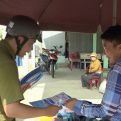 Công an xã Hòa Tú tăng cường tuyên truyền phòng, chống tội phạm liên quan đến đánh bạc, cá độ bóng đá trong mùa World Cup 2026