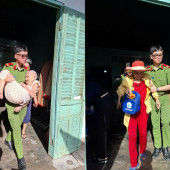 Công an phường Long Tuyền phát huy tinh thần "gần dân nhất", chung tay hỗ trợ người già neo đơn