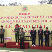 Công an thành phố Cần Thơ đạt nhiều thành tích xuất sắc tại Hội thao Quân sự, võ thuật và thể thao Công an nhân dân năm 2026