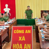 Công an xã Hòa An quyết tâm thực hiện thắng lợi đợt cao điểm tấn công, trấn áp tội phạm ma túy, góp phần giữ vững an ninh trật tự, bảo vệ cuộc sống bình yên, hạnh phúc của Nhân dân