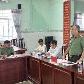 Lãnh đạo Công an thành phố Cần Thơ kiểm tra công tác bảo đảm an ninh, trật tự tại khu vực khai thác cát