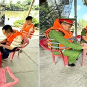 Công an phường Long Bình “Tăng cường tuyên truyền, nhắc nhở đảm bảo an toàn giao thông đường thủy trước mùa mưa bão”