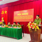 Công an phường An Bình tổ chức Hội nghị đối thoại giữa Đảng ủy, Ban Chỉ huy Công an phường với cán bộ, chiến sĩ năm 2026