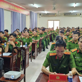 Tổ chức tập huấn công tác đăng ký, quản lý con dấu cho Công an cấp xã