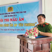 Cụm thi đua số II, Hội Phụ nữ Công an Cần Thơ tổ chức Hội thi nấu ăn nhân kỷ niệm Ngày gia đình Việt Nam