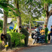 Công an xã Trường Xuân ra quân lập lại trật tự công cộng, trật tự an toàn giao thông và vệ sinh môi trường trên địa bàn