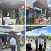 Công an xã Phong Điền đẩy mạnh tuyên truyền, kiên quyết lập lại trật tự đô thị, bảo vệ môi trường