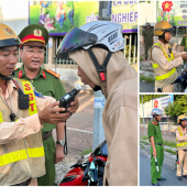 Công an xã Thạnh An chủ động tham mưu, triển khai đồng bộ các giải pháp bảo đảm trật tự, an toàn giao thông trên địa bàn