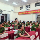 Công an phường Tân An tổ chức Hội nghị đối thoại giữa Đảng ủy, Ban Chỉ huy với cán bộ, chiến sĩ năm 2026